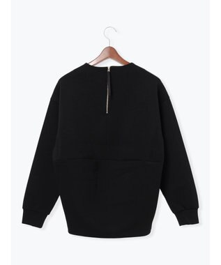 Te chichi バックジップダンボールプルオーバー ブラック