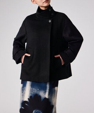  Field Flowers スタンドカラー ショートコート