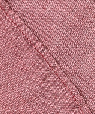 JOSEPH ABBOUD 【オーガニックコットン】リヨセルリネン シャツ ワイン系