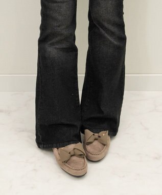 Bridget Birkin 【Bridget Birkin】グログランリボンモカシンシューズ オークスウェード