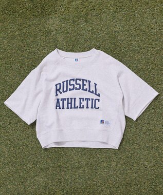 AMERICAN HOLIC 【RUSSELL】ロゴ半袖スウェット Gray Mixture