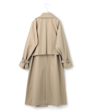 ICB L T/Cシャンブレーツイル 3WAYコート シャンブレーベージュ系［WEB限定］