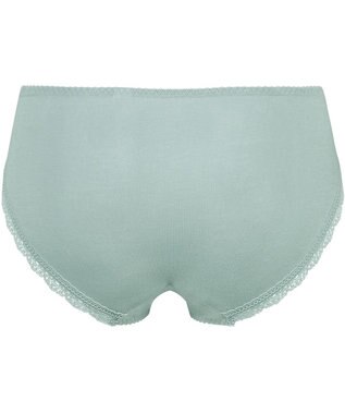 Wing ペアショーツ 【ナチュラルアップブラ】 身生地部オーガニックコットン混 はきこみ丈あさめ KF3000 ウイング／ワコール グレイッシュブルー