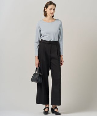 ICB 【洗える】 コンパクトモクロディ プルオーバー サックスグレー系