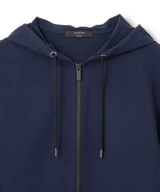 JOSEPH HOMME 新素材【水滴除去性/洗える/ストレッチ】 デューエイトタックジャージー   ジップアップパーカー ネイビー系