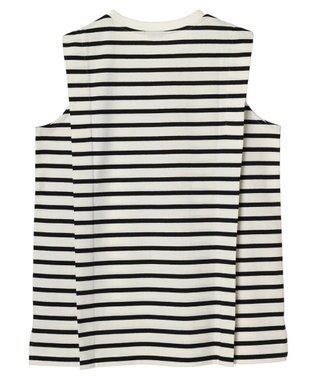 earth music&ecology ボクシーノースリーブチュニック Border