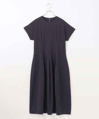 #Newans 【セレモニーにも】コクーンフォルムドレス ネイビー