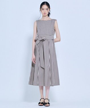 TOCCA 【星風まどかさん着用】STRIPE PARASOL ドレス ベージュ系5