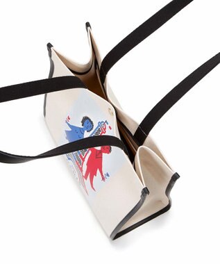 TOPKAPI 【Breath TOPKAPI】サヴィニャック × Breath TOPKAPI アート プリント オーガニックキャンバス トート バッグ レッド