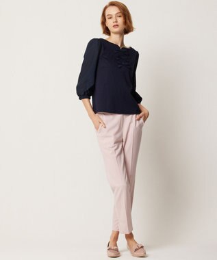 TOCCA 【洗える】LITTLE BOW トップス ネイビー系