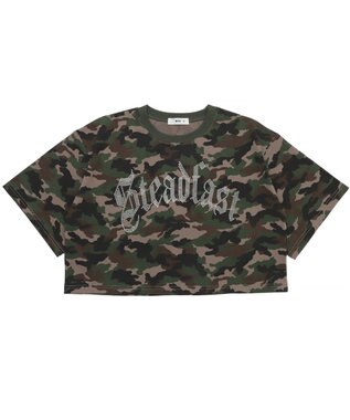 WEGO ラインストーンショートT 柄1