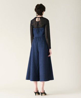 GRACE CONTINENTAL ビスチェsetワイドパンツ ネイビー