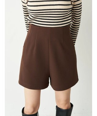 earth music&ecology カットツイルショートパンツ Brown