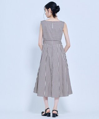 TOCCA 【星風まどかさん着用】STRIPE PARASOL ドレス ベージュ系5