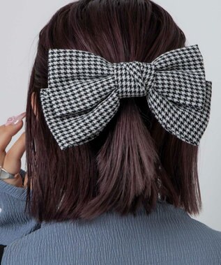 WEGO L柄リボンバレッタ 柄4