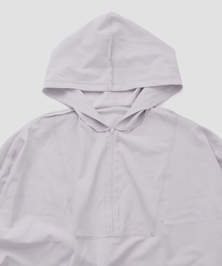 San-ai Resort（三愛水着楽園） 【再入荷】WEB限定商品　ポケット付きハーフジップラッシュパーカー＋リブタンキニ水着+レギンス5点セット【Beach Queen（ビーチクイーン）】 ライトグレー