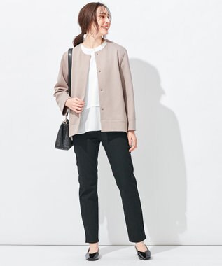 自由区 【WE WANT/接触冷感】USUKARU  ストレートデニム ブラック系