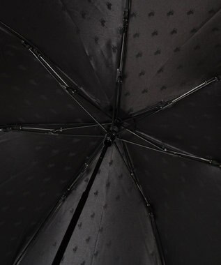 MOONBAT POLO RALPH LAUREN メンズ 折りたたみ傘 POLO BEARジャカード／日本製 ブラック