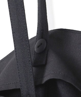 23区 L 【洗える】スラブツイードストレッチ キャミソール ブラウス ネイビー系