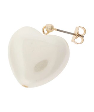 Green Parks ・ＨＡＬＦ　ＴＩＭＥ　ボリュームハートピアス White