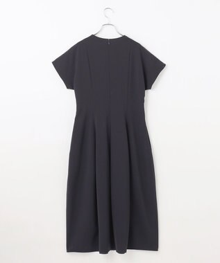#Newans 【セレモニーにも】コクーンフォルムドレス ネイビー