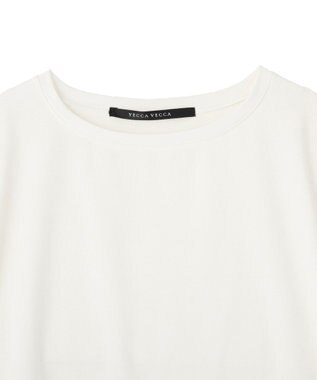 YECCA VECCA シアーMIXプルオーバー Off White