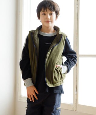 J.PRESS KIDS 【100-130cm】裏毛ラグラン ロゴトレーナー ブラック系