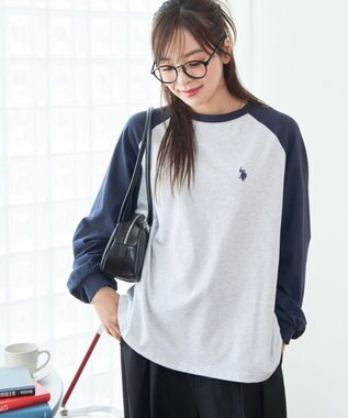 WEGO USPOLOだぼそでカラーロンT 柄3