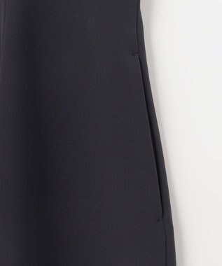 #Newans 【セレモニーにも】コクーンフォルムドレス ネイビー