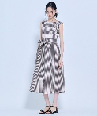 TOCCA 【星風まどかさん着用】STRIPE PARASOL ドレス ベージュ系5