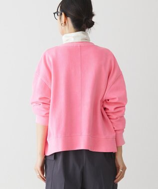 AMERICAN HOLIC ネオンカラーピグメント裏毛カーディガン Pink