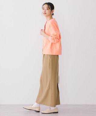 AMERICAN HOLIC ネオンカラーピグメント裏毛カーディガン Orange