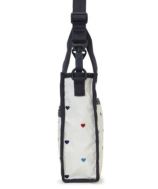 LeSportsac MINI N/S TOTE/トリコロールハートエンブロイダリー トリコロールハートエンブロイダリー