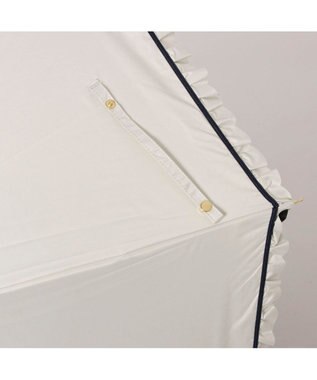 UNBILLION カシュネ cachenez / PUヒートカットフリルバルーンショートパラソル ホワイト