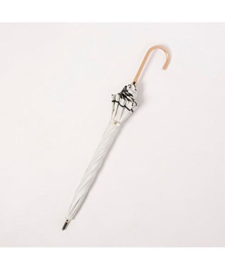 UNBILLION カシュネ cachenez / PUヒートカットフリルバルーンショートパラソル ホワイト