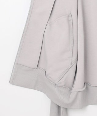 ANY 【洗濯機可/UVケア】ダンボールジップパーカー ライトグレー