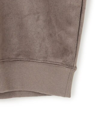 UNFILO MENS 【男女兼用】クリーンスエード エンボスロゴ クルー モカ