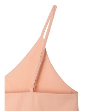 earth music&ecology Ｖネック裾切替キャミワンピース Salmon Pink