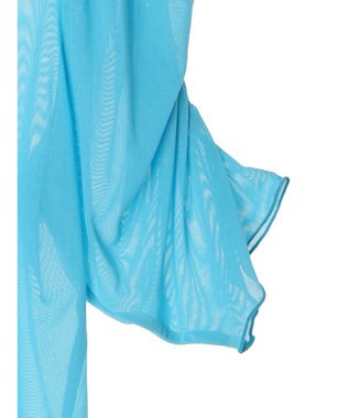 earth music&ecology ５分袖シアーインナー Blue