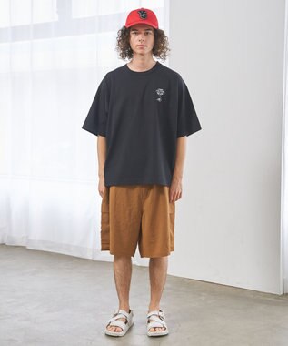 J.PRESS YORK STREET 【UNISEX】【NAO YSHIHARAコラボ】MAIKO グラフィック Tシャツ ブラック系