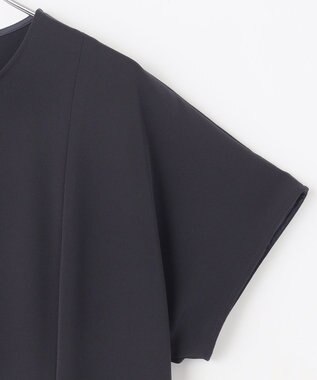 #Newans 【セレモニーにも】コクーンフォルムドレス ネイビー