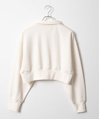 WEGO 襟付きスウェット オフホワイト
