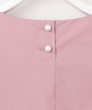 Feroux 【洗える】パフスリーブセット アップ ピンク系