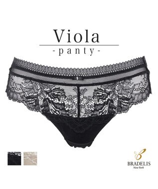 BRADELIS New York 【BRADELIS New York】　ヴィオラパンティ ブラック