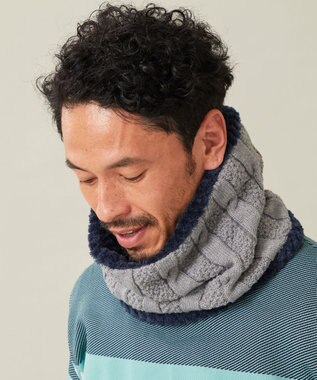 23区GOLF 【UNISEX】ネックウォーマー ライトグレー系