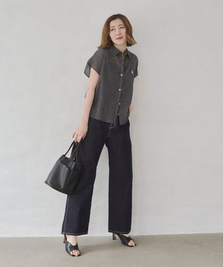 WEGO U.S. POLO ASSN.別注 フレンチスリーブシャツ ブラック