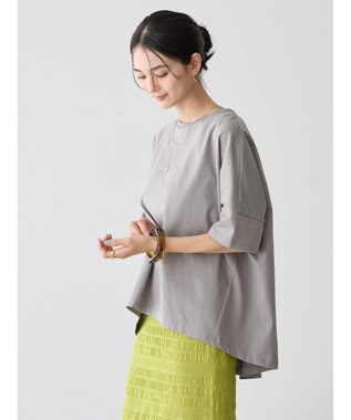 AMERICAN HOLIC 接触冷感バックタックカットプルオーバー Gray