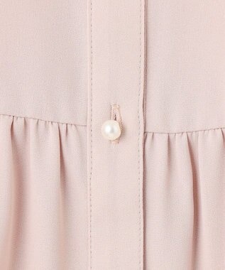 ANY SIS 【洗える】サイドプリーツ ブラウス ローズグレー