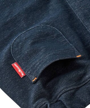 MIKI HOUSE HOT BISCUITS 【80-120cm】 パステルロゴ ストレッチパンツ 紺