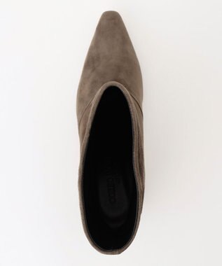 自由区 【CORSO ROMA】ワイドレッグショート ブーツ グレー系